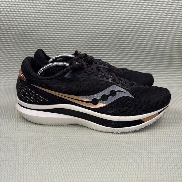 Saucony Endorphin Speed Athletic Running Shoes Mens Size 12 S20597-40 Black Gold - Picture 1 of 9